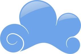 Blue Sky Cloudy drawing