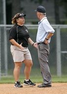 softball coach and referee