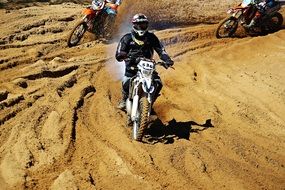 enduro as an aggressive form of riding a motorcycle