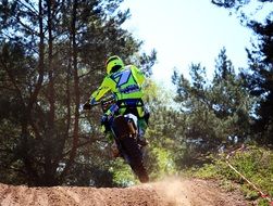 enduro like riding with obstacles