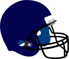 blue helmet in american football