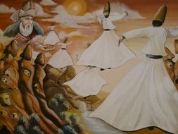 dance of whirling dervishes