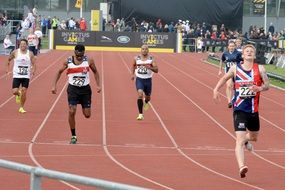 Athletes on a Competition
