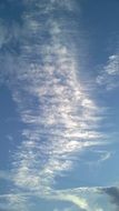 cloudy sky in autumn