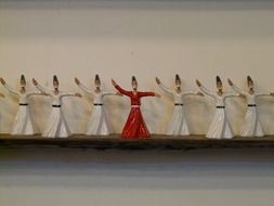 dance as a ceramic decoration