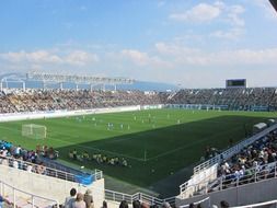 competition on Soccer Stadium, japan, matsumoto