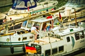 marina on a rhine