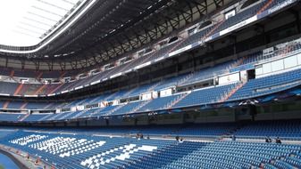 Santiago Bernabeu is the Football Stadium in Madrid in Spain