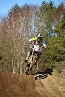 off-road motorcyclist