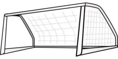 Goal Football Net drawing