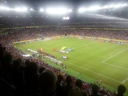 panoramic view of the national stadium in pernambuco