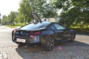 Black Sports Car, Bmv i8