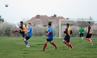 outdoor football match