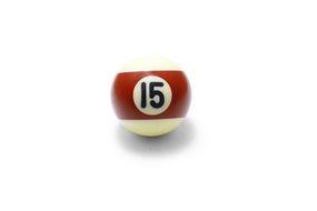 ball with a number "15"