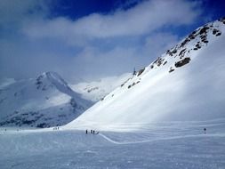 Skiing Alps Austria
