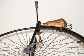 Bicycle with large wheel