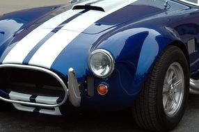 blue Sports Car