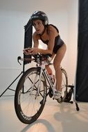 Bike Athlete Pedaling