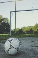 Football on the field
