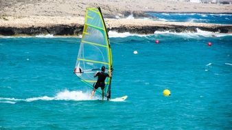 extreme windsurfing sport