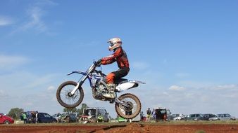 extreme motocross jumping