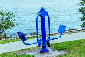 outdoor metal exercise machine