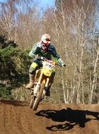 Motorcycle Race Cross