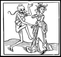 illustration of dance of death