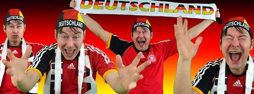 uniformed german football fan