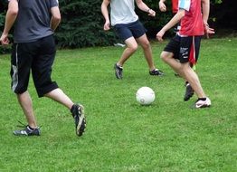 football of a teenagers