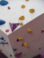 wall for bouldering