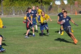 juniors play american football