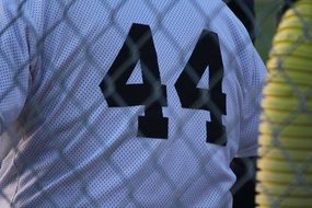 baseball player at number 44