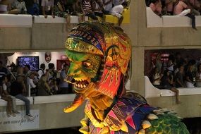 evil character Sambodromo Carnival