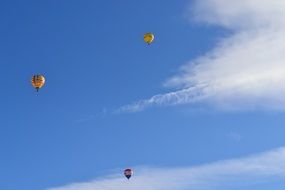 picture of the Hot Air Balloons on a sky