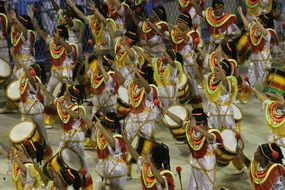 samba at the carnival in rio in 2011