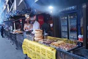 street food in Moscow