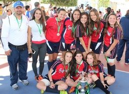 photo of a young sports team