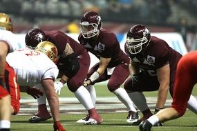 line of scrimmage in american football