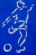 Graffiti Football Footballer