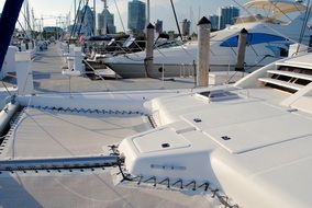 Marina, view from the yacht
