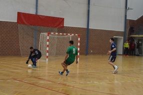 playing soccer team