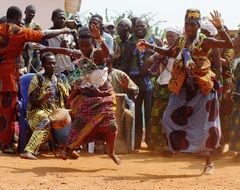 traditional dances of voodoo in Africa