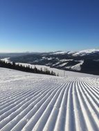 snow on the ski slope, sweden, Ã¥re