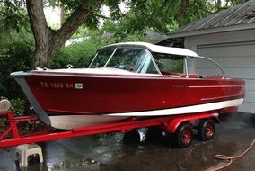 Vintage Wooden Boat