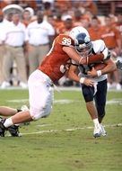 tough collision in american football