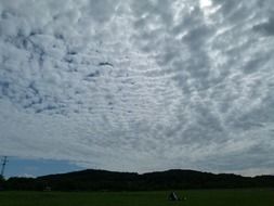 white clouds as art