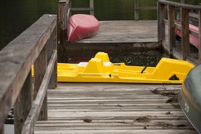 Wooden Boat Dock