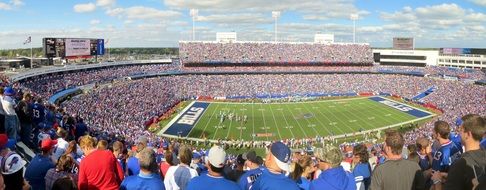 Photo of large football stadium