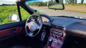 interior of the bmw car